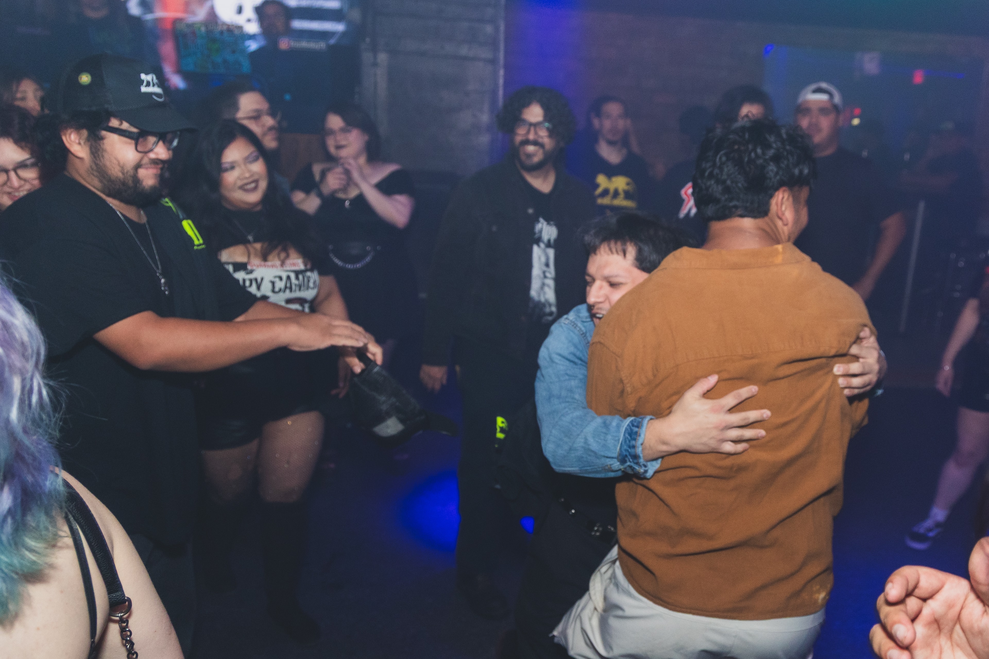 Crowd dancing at SATX Emo Club