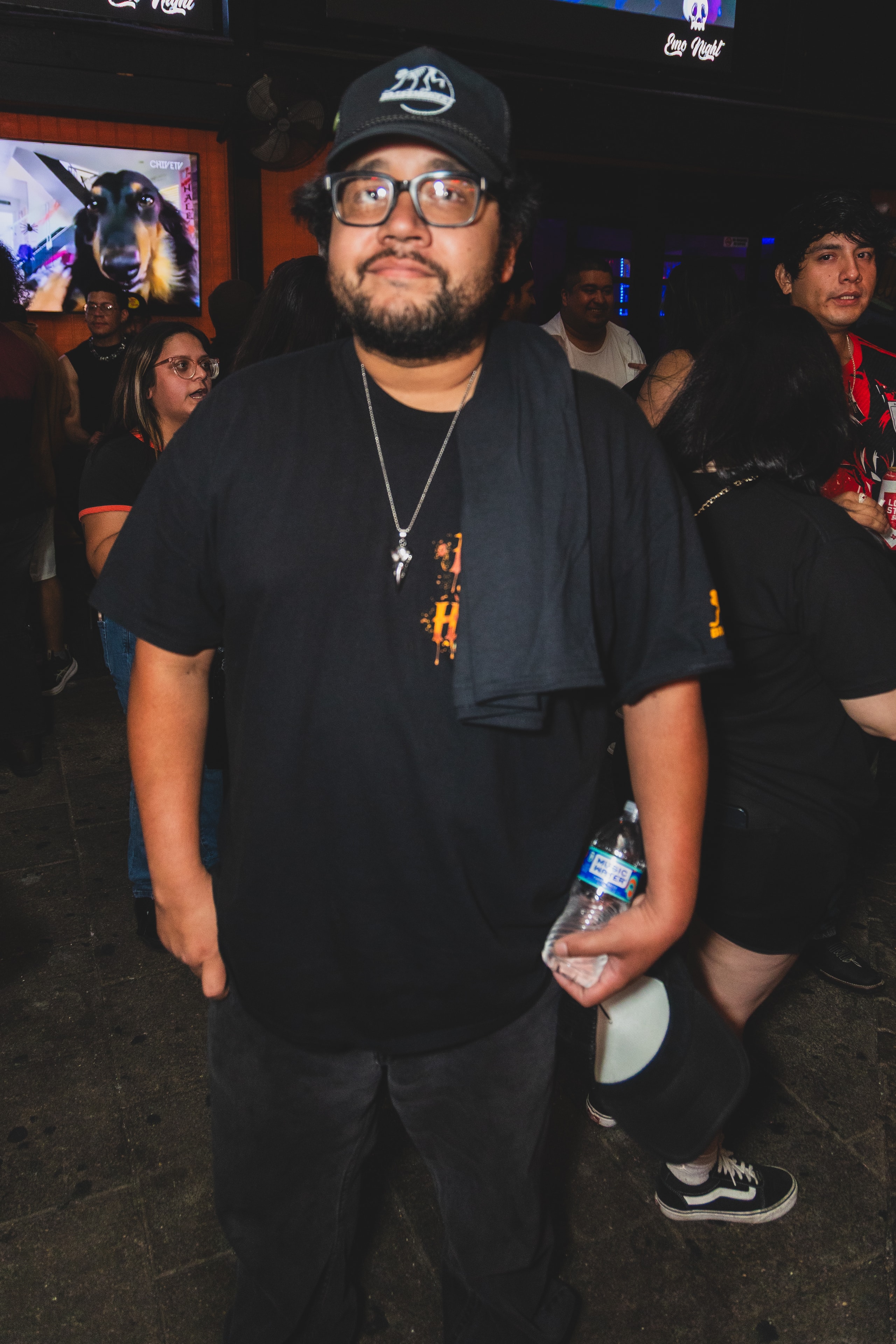 Attendee at SATX Emo Club night